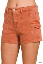 Load image into Gallery viewer, `0223 Utility Pocket Denim Shorts (Stretch) SI-29226: DEEP CAMEL-193081 / M