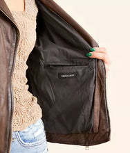 Load image into Gallery viewer, Mauritius Maysie Leather Jacket