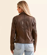 Load image into Gallery viewer, Mauritius Maysie Leather Jacket