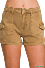 Load image into Gallery viewer, `0223 Utility Pocket Denim Shorts (Stretch) SI-29226: DEEP CAMEL-193081 / L