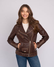 Load image into Gallery viewer, Berlin | Oversized Leather Biker Jacket: Black / S