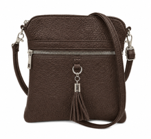 Load image into Gallery viewer, Holly Tassel Front Crossbody 3 New Colors Added: Camel