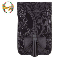 Load image into Gallery viewer, Harper Crossbody: Black Paisley