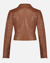 Load image into Gallery viewer, Eureka | Leather Biker Jacket: Black / XL
