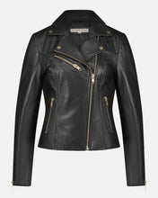Load image into Gallery viewer, Phoenix | Leather Moto Jacket: White / M