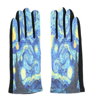 Load image into Gallery viewer, Starry Night Art Gloves