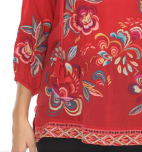 Load image into Gallery viewer, Johnny Was Zadonia Nemma Embroidered Top - S