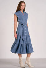 Load image into Gallery viewer, Urban Rodeo Blue Denim Dress