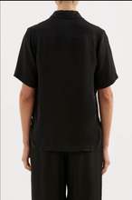 Load image into Gallery viewer, Nude Lucy Dara Black Cupro Shirt S