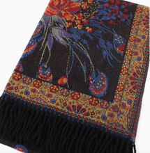 Load image into Gallery viewer, Peacock Petal Shawl Scarf
