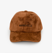 Load image into Gallery viewer, Vegan Suede Hat - Brown