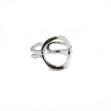 Load image into Gallery viewer, Silver Plated Adjustable Ring - Open Circle