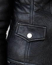 Load image into Gallery viewer, Munroe | Leather Biker Jacket: Cognac / S