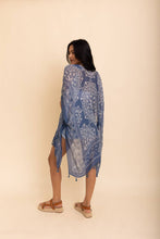 Load image into Gallery viewer, Mandala Tassel Kimono - Navy
