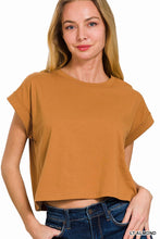 Load image into Gallery viewer, `Cotton Short Sleeve Tee: DUSTYTEAL-163871 / M