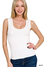 Load image into Gallery viewer, `Double Layer Rayon Tank Top: BLUE GREY-177617 / S