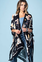 Load image into Gallery viewer, Moonlit Floral Kimono