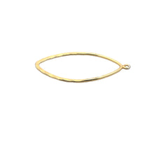 Load image into Gallery viewer, Gold Finished & Silver Plated Marquise Shape Connectors (53 × 29 mm) - 10 pcs: Gold Finish / 53mmX29mm