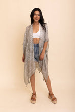 Load image into Gallery viewer, Mandala Tassel Kimono - Olive