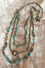 Load image into Gallery viewer, Justina Necklace: African Turquoise