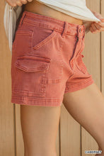 Load image into Gallery viewer, `0223 Utility Pocket Denim Shorts (Stretch) SI-29226: DEEP CAMEL-193081 / L