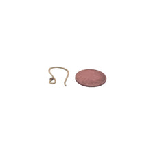 Load image into Gallery viewer, Ear wire Gold Finish, Silver Plated, or Gun Metal E-Coated, Hammered Ear wires, Findings, Metal Ear-wires | Purity Beads: Silver Plated