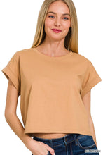 Load image into Gallery viewer, `Cotton Short Sleeve Tee: DUSTYTEAL-163871 / S