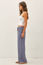Load image into Gallery viewer, 29" INSEAM TENCEL WIDE LEG PANTS: EARTH GREY / S