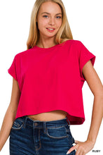 Load image into Gallery viewer, `Cotton Short Sleeve Tee: DUSTYTEAL-163871 / L
