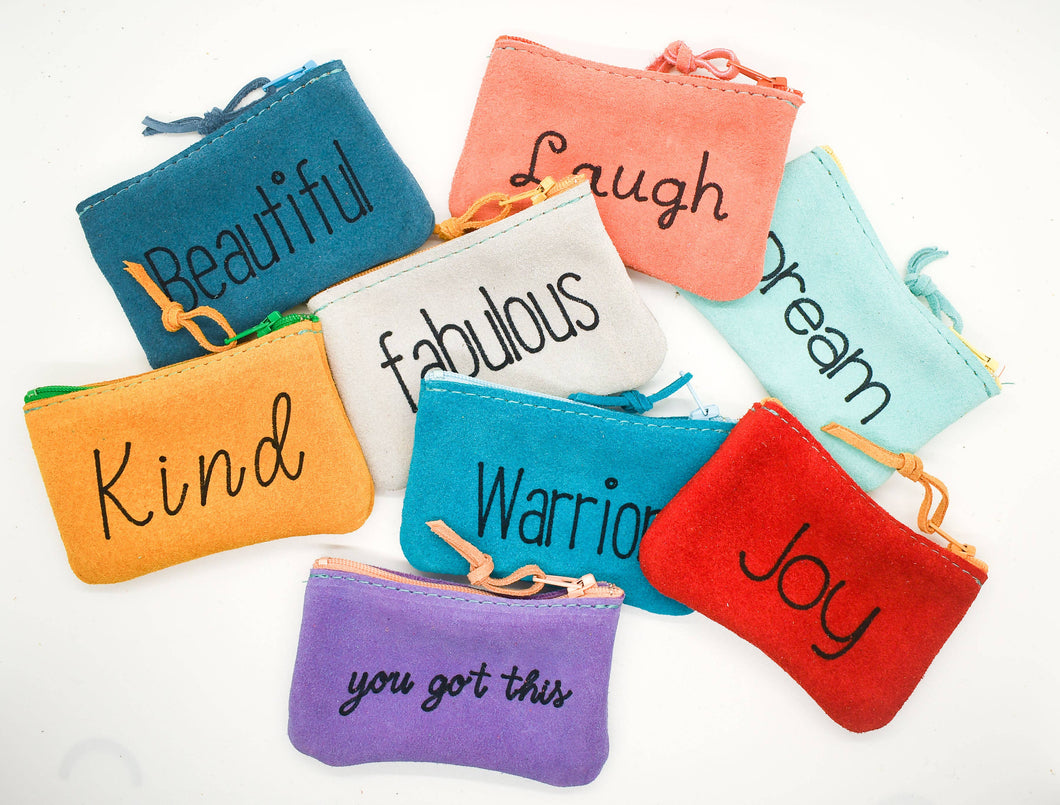 Inspirational Leather Pouches