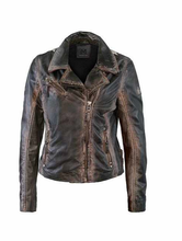 Load image into Gallery viewer, Mauritius Christy Leather Jacket - Black