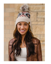 Load image into Gallery viewer, Women&#39;s Aztec Beanie
