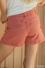 Load image into Gallery viewer, `0223 Utility Pocket Denim Shorts (Stretch) SI-29226: DEEP CAMEL-193081 / M
