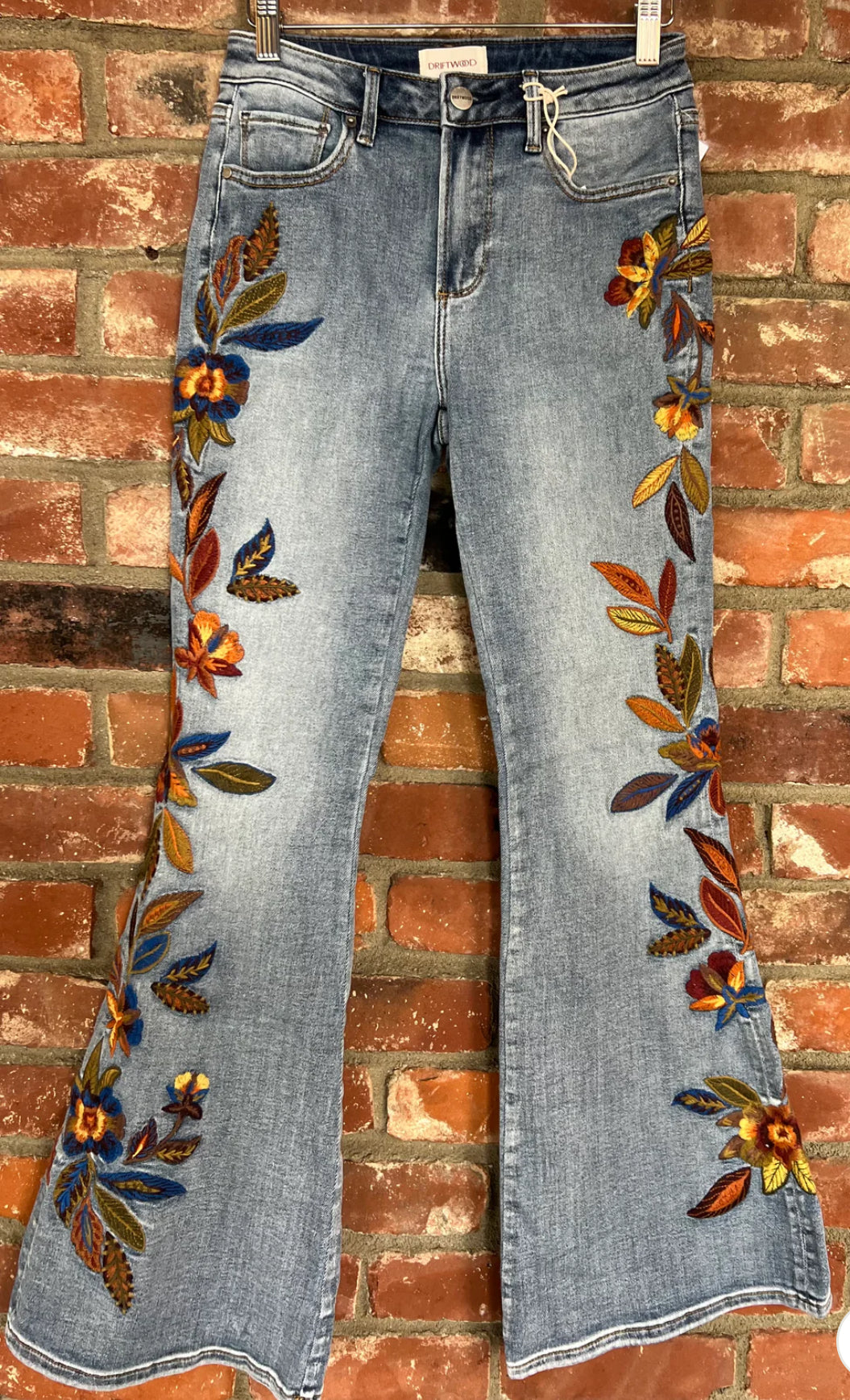 Driftwood Farrah Embroidered Flare Jeans