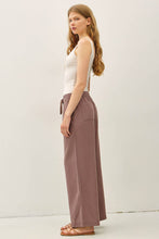 Load image into Gallery viewer, 29" INSEAM TENCEL WIDE LEG PANTS: EARTH GREY / S
