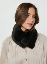 Load image into Gallery viewer, Faux Fur Scarf With Magnetic Closure: Charcoal Grey / One
