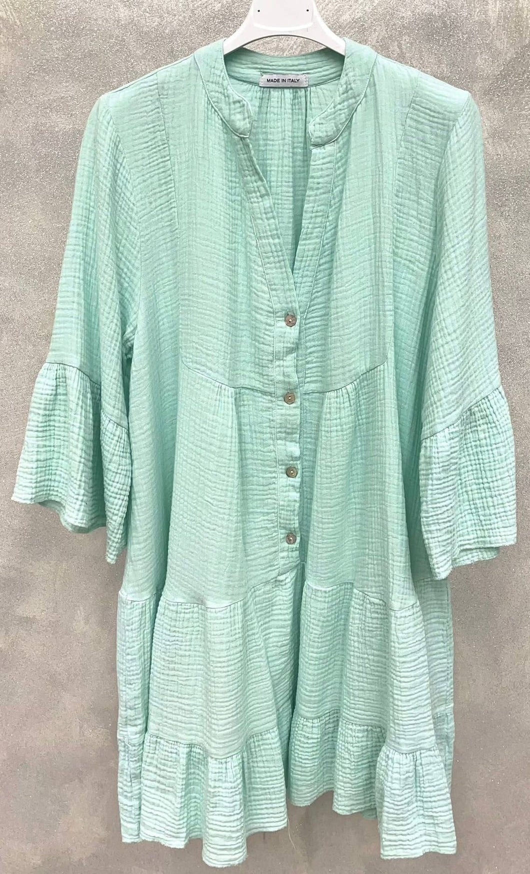 Aqua Bella Cotton Dress - OS