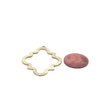 Load image into Gallery viewer, Gold &amp; Silver Plated Marquise Creative Artistic Design E-coated Brushed Finish Pendent (40 × 30 mm) - 10 pcs.: Gold Finish / 40mmX30mm

