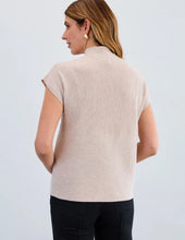 Load image into Gallery viewer, Ottoman Cap Sleeve Sweater - Oat
