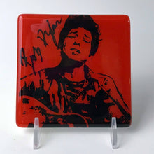 Load image into Gallery viewer, Bob Dylan Handmade Glass Coaster
