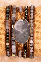 Load image into Gallery viewer, Kelly Wrap Bracelet: Turquoise/Imperial Jasper
