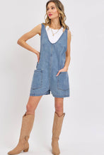 Load image into Gallery viewer, Everyday Overall Denim Romper
