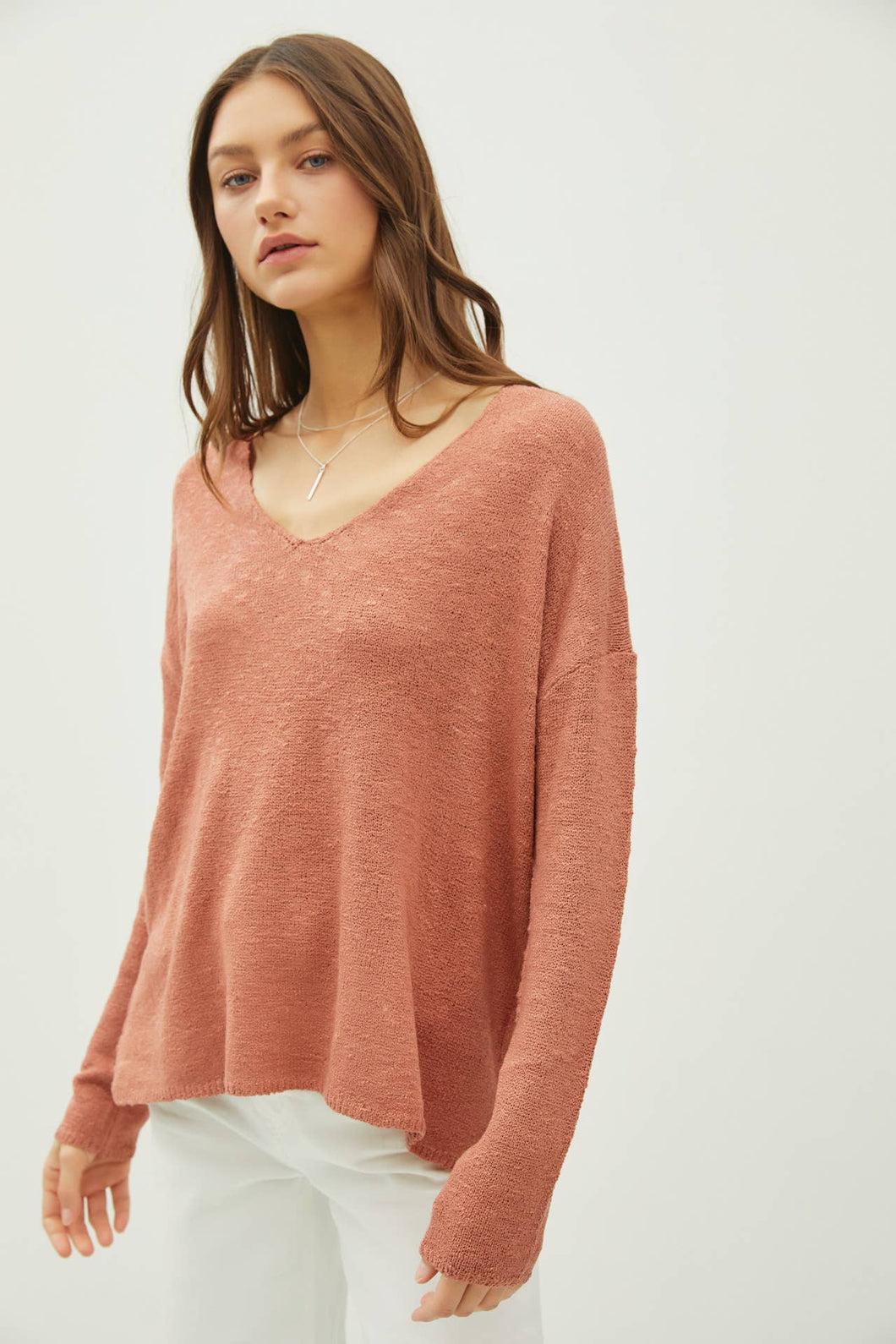 Marsala Knit Sweater