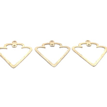 Load image into Gallery viewer, Arrowhead Charm (Gold Finished/Silver Plated) | Purity Beads: Silver Plated / 41mmX30mm
