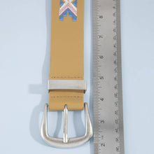 Load image into Gallery viewer, Embroidered Vegan Leather Belt
