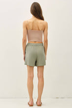 Load image into Gallery viewer, Dusty Spruce Linen Shorts
