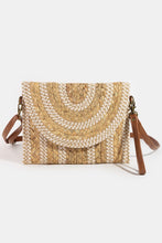 Load image into Gallery viewer, Braided Straw Envelope Bag
