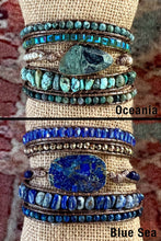 Load image into Gallery viewer, Kelly Wrap Bracelet: Jasper/Brown

