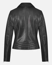 Load image into Gallery viewer, Phoenix  | Leather Moto Jacket: White / S
