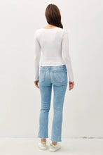 Load image into Gallery viewer, [SOFT CORE ]SQUARE NECK LONG SLEEVE TOP: Black / L
